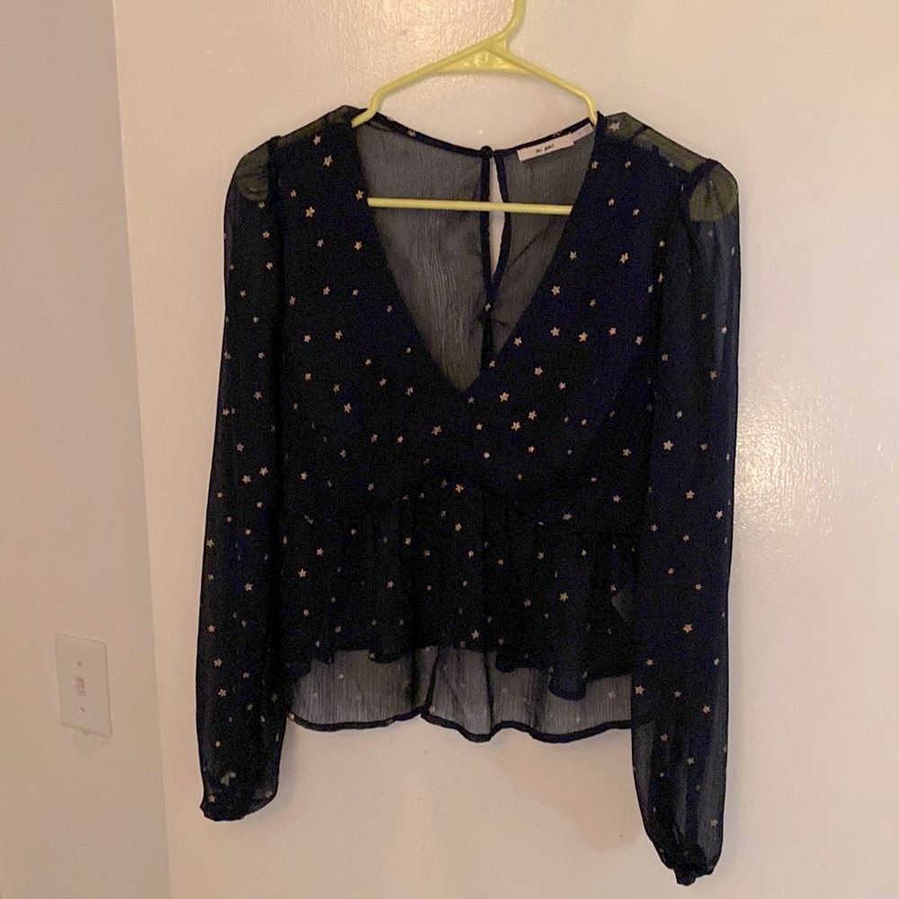 Star Embellished Blouse